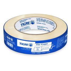 FITA CREPE 24MMX50MT TIGRE - Degraus Materiais de Construção