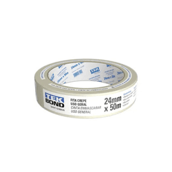 FITA CREPE 24MMX50M TEKBOND - Degraus Materiais de Construção