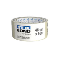 FITA CREPE 48MMX50MT TEKBOND - Degraus Materiais de Construção