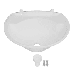 Lavatório Plástico Plastico 3,8 litros 36x28cm Bra... - Degraus Materiais de Construção