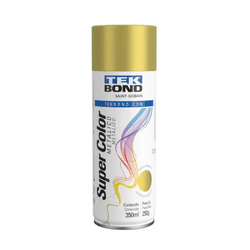 Tinta Spray Super Color Dourado Metalico Uso Geral... - Degraus Materiais de Construção
