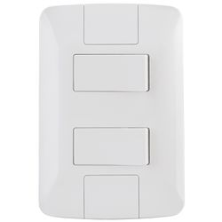 Interruptor Duplo Simples 4x2 6a 250v Aria - Tramo... - Degraus Materiais de Construção
