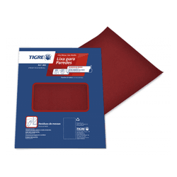 Kit Com 25 Lixa Parede Tigre Ref.800 Grão P150 - Degraus Materiais de Construção