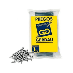 PREGO 17X21 GERDAU 1KG - Degraus Materiais de Construção
