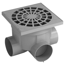 Caixa Coletora de Água Pluvial Com Grelha Fortlev - Degraus Materiais de Construção