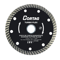 Disco de Corte Diamantado Turbo Flex 115 Cortag - Degraus Materiais de Construção