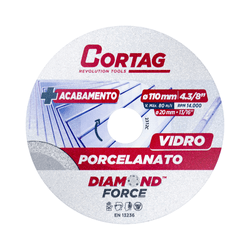 Disco Diamantado Para Porcelanato E Vidro 110mm 4 ... - Degraus Materiais de Construção