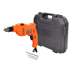 Furadeira De Impacto 10mm 550w Com Maleta Black De... - Degraus Materiais de Construção
