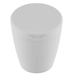 Lixeira de Pia 2,7 Litros Astra Branco - Degraus Materiais de Construção