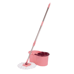 Esfregão Mop Pocket Rosa Limpeza Prática Mor - Degraus Materiais de Construção