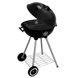 Churrasqueira Bafo Mor Preta Esmaltada Guarapari - Degraus Materiais de Construção