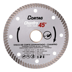 Disco De Corte Diamantado Chanfro 115mm Turbo Cort... - Degraus Materiais de Construção