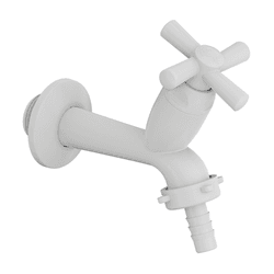 Torneira 10 cm Tanque Bico Mangueira Tigre Cross - Degraus Materiais de Construção