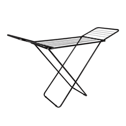 Varal Chao Com Abas Retrátil Slim Preto Mor - Degraus Materiais de Construção