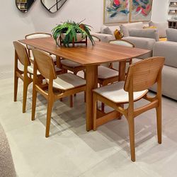 Conj. Mesa de Jantar Itália - Delana Design