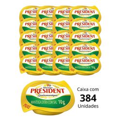Kit Manteiga Extra Com Sal Président Blister 10g C... - Delivery Hotels