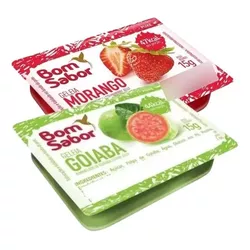 Geleia Sabor Goiaba e Morango Bom Sabor Em Blister... - Delivery Hotels