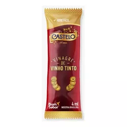 Vinagre Castelo Bom Sabor Em Sachê 4ml Kits De 200... - Delivery Hotels