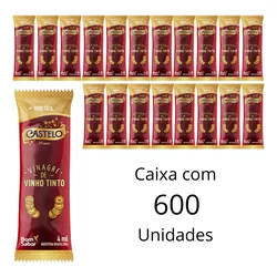 Kit 600 Unidades De Vinagre Castelo Bom Sabor Em S... - Delivery Hotels