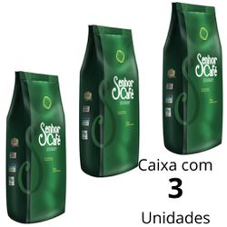 Kit 3 Pacotes Senhor Café Gourmet Em Grãos De 1 Kg... - Delivery Hotels