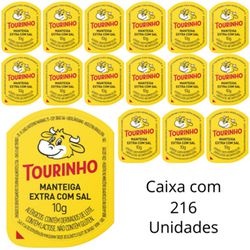 Manteiga Extra Com Sal Tourinho Em Sachê Blister D... - Delivery Hotels