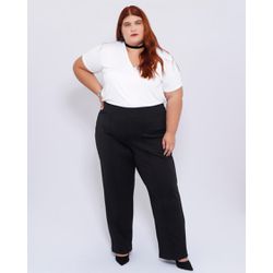 Calça Malha Montaria Premium Preta - Plus Size - DELPHINA