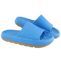 Chinelo Nuvem Anatômico Macio Ortopédico Flexível Confortável Azul Royal - KRN SHOES | Calçados Casuais