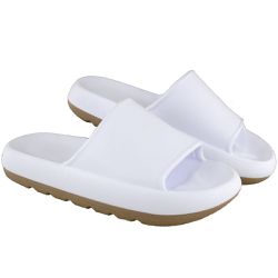 Chinelo Nuvem Anatômico Macio Ortopédico Flexível Confortável Branco - KRN SHOES | Calçados Casuais