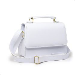 Bolsa de Mão Feminina Branca - KRN SHOES | Calçados Casuais