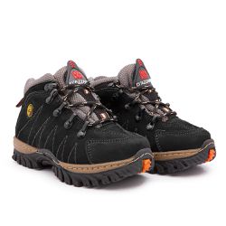 Tênis Adventure Infantil Masculino Preto - KRN SHOES | Calçados Casuais