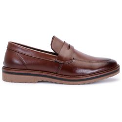 Sapato Clássico Masculino Calce Fácil Marrom - KRN SHOES | Calçados Casuais