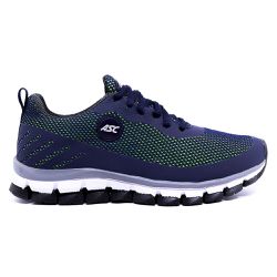 Tênis Esportivo Academia Marinho e Verde - KRN SHOES | Calçados Casuais