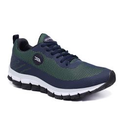 Tênis Esportivo Academia Marinho e Verde - KRN SHOES | Calçados Casuais