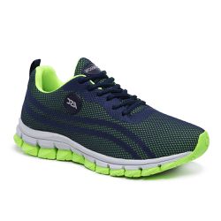 Tênis Esportivo Academia Unissex Marinho e Verde - KRN SHOES | Calçados Casuais