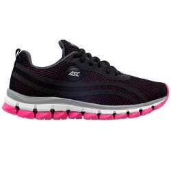 Tênis Esportivo Academia Preto e Pink - KRN SHOES | Calçados Casuais