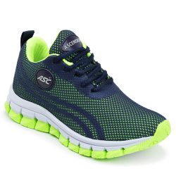 Tênis Esportivo Infantil Marinho e Verde - KRN SHOES | Calçados Casuais