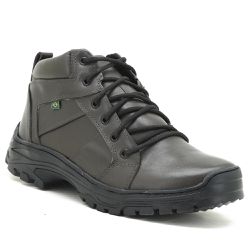 Bota Militar Motociclista Couro Latego Café - KRN SHOES | Calçados Casuais