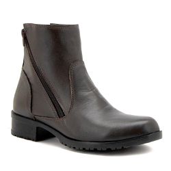 Bota Feminina Couro Legítimo Café - KRN SHOES | Calçados Casuais
