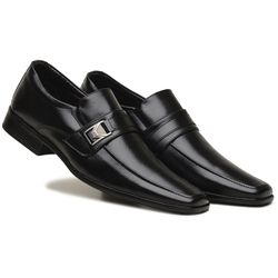 Sapato Social Masculino Sintético Comfort Preto - KRN SHOES | Calçados Casuais