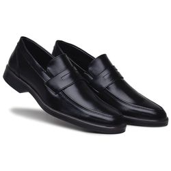 Sapato Social Masculino Sintético Comfort Preto - KRN SHOES | Calçados Casuais