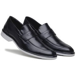 Sapato Social Masculino Sintético Comfort Preto - KRN SHOES | Calçados Casuais