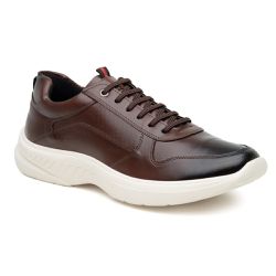 Sapatênis Casual Masculino Sintético Whisky - KRN SHOES | Calçados Casuais