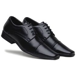 Sapato Masculino Social Sintético Preto - KRN SHOES | Calçados Casuais