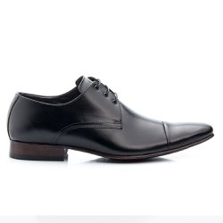 Sapato Social Masculino Italiano Couro Legítimo Preto - KRN SHOES | Calçados Casuais