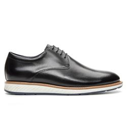 Sapato Masculino Casual Couro Legitimo Preto - KRN SHOES | Calçados Casuais