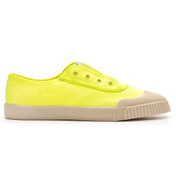 Tênis Slip On Casual Feminino Bella em Lona Neon - KRN SHOES | Calçados Casuais