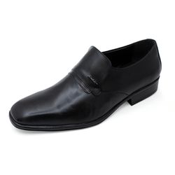 Sapato Social Masculino Napa Comfort Couro Legitimo Preto - KRN SHOES | Calçados Casuais