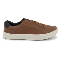 Sapatênis Masculino Slip on Sintético Caramelo - KRN SHOES | Calçados Casuais