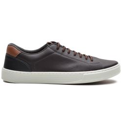 Sapatênis Masculino Slip on Sintético Marrom - KRN SHOES | Calçados Casuais