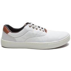 Sapatênis Casual Masculino Calce Fácil Em Lona Areia - KRN SHOES | Calçados Casuais